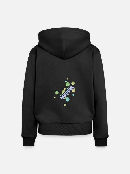 Fachhochschule Marcel - Frauen Premium Bio Zip Hoodie - Schwarz