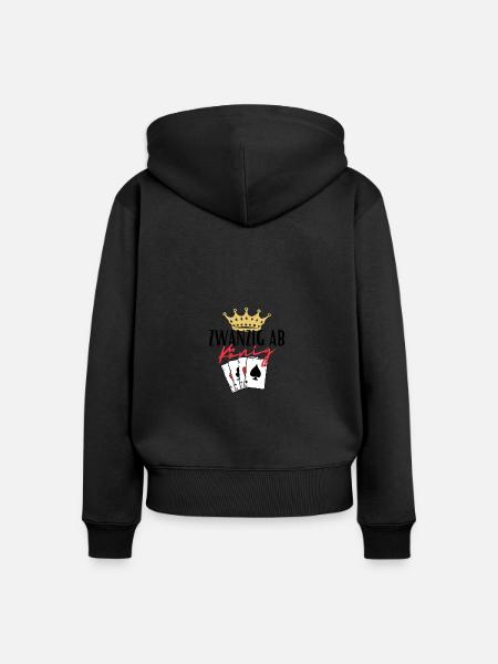Zwanzig ab König - Frauen Premium Bio Zip Hoodie -