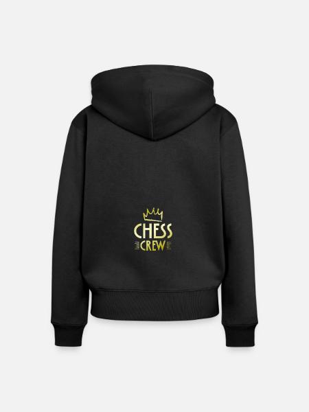 Chess Crew - Frauen Premium Bio Zip Hoodie - Schwarz