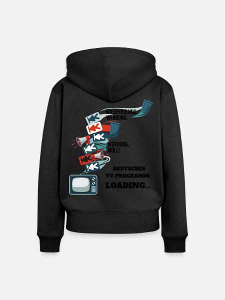 Deutsches TV-Programm: Loading... - Frauen Premium Bio Zip Hoodie -