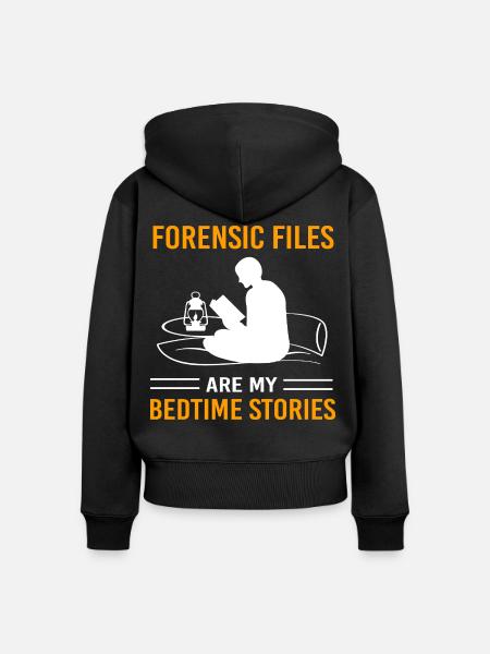 True Crime Krimi - Frauen Premium Bio Zip Hoodie - Schwarz
