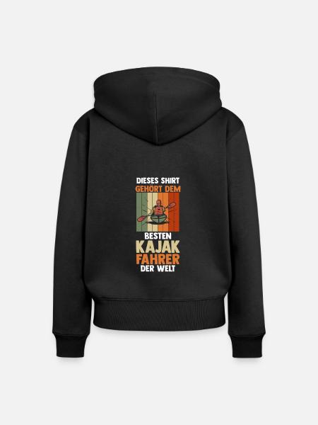 Schullehrer Lehrer - Frauen Premium Bio Zip Hoodie - Schwarz