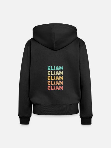 Eliam Eliam - Frauen Premium Bio Zip Hoodie - Schwarz