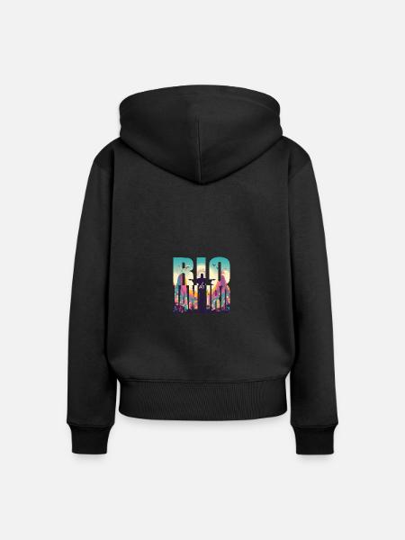KARNEVAL IN RIO - Frauen Premium Bio Zip Hoodie -