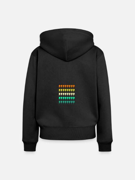 Steckenpferd Hobby Horsing - Frauen Premium Bio Zip Hoodie - Schwarz