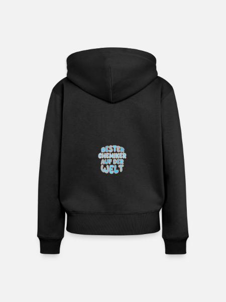 Berufung Chemiker - Frauen Premium Bio Zip Hoodie - Schwarz