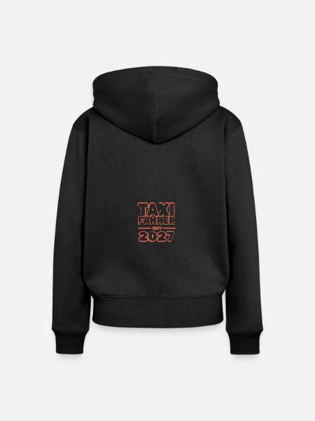 2027 - Frauen Premium Bio Zip Hoodie - Schwarz
