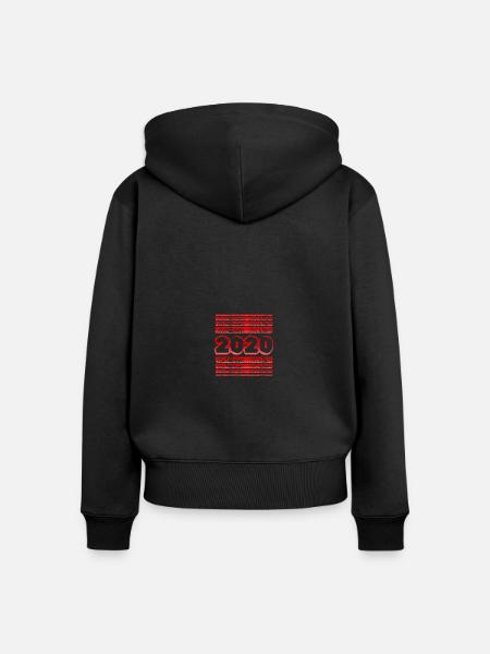 2020 2020 - Frauen Premium Bio Zip Hoodie - Schwarz