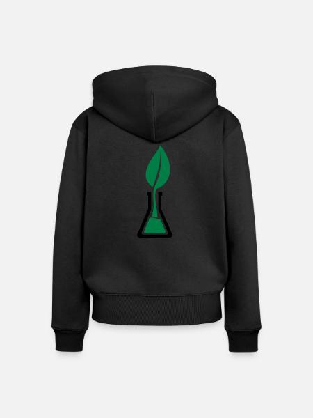 Umweltschutz - Frauen Premium Bio Zip Hoodie - Schwarz