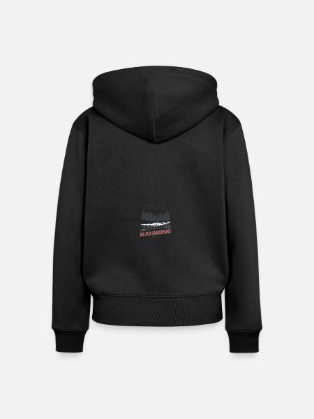 Wassersport - Frauen Premium Bio Zip Hoodie - Schwarz