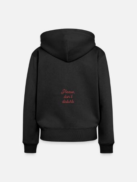BITTE NICHT STÖREN - Frauen Premium Bio Zip Hoodie - 