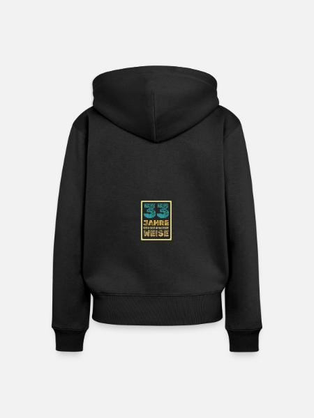 Alter 33 - Frauen Premium Bio Zip Hoodie - Schwarz