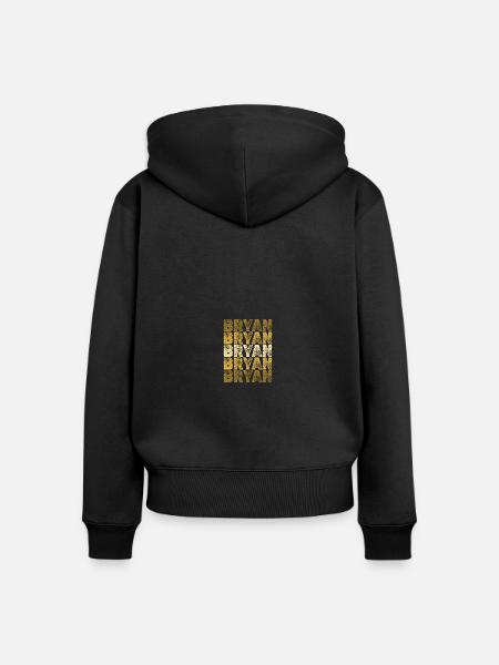 Wurzeln Bryan - Frauen Premium Bio Zip Hoodie - Schwarz