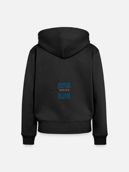 2022 - Frauen Premium Bio Zip Hoodie - Schwarz