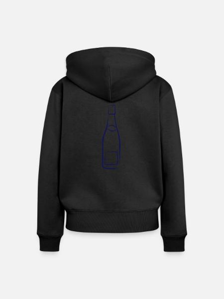 blockedTitle - Frauen Premium Bio Zip Hoodie - Schwarz