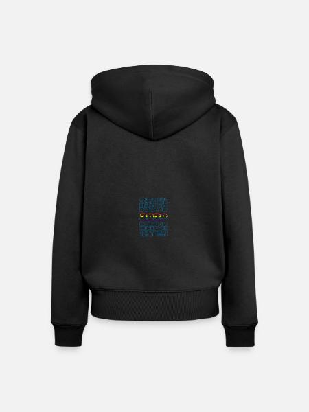 Rainbow 2029 - Frauen Premium Bio Zip Hoodie - Schwarz