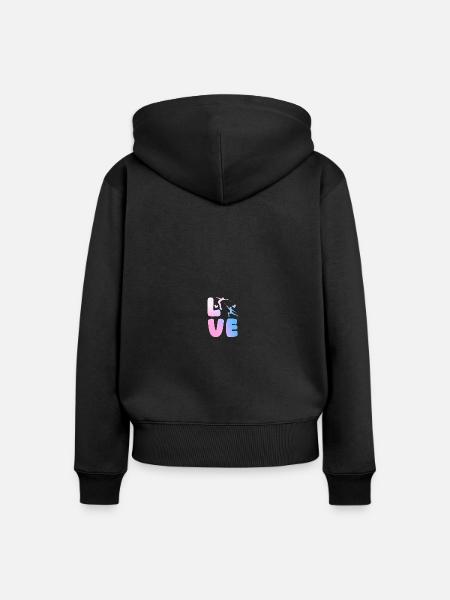Fechter Fechten - Frauen Premium Bio Zip Hoodie - Schwarz