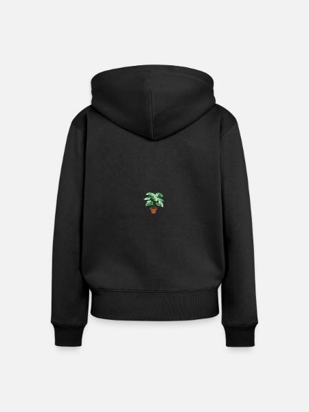 I'd Propagate That - Frauen Premium Bio Zip Hoodie - Schwarz