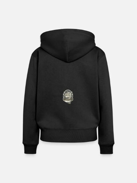 Wassersport - Frauen Premium Bio Zip Hoodie - Schwarz