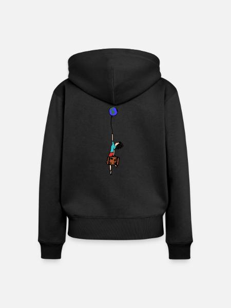Reisen - Frauen Premium Bio Zip Hoodie - Schwarz