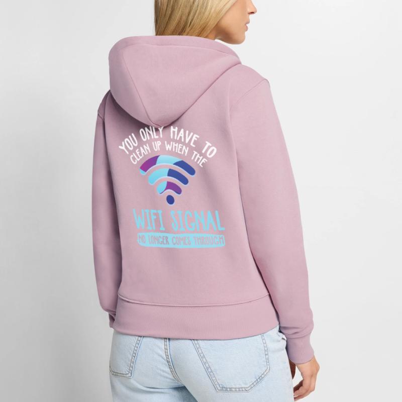 Informatik Informatiker Programmierer Computer Frauen Premium Bio Zip Hoodie