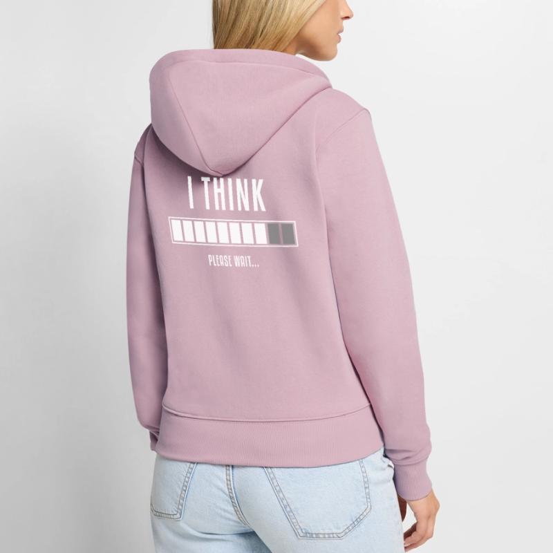 Informatik Informatiker Programmierer Computer Frauen Premium Bio Zip Hoodie