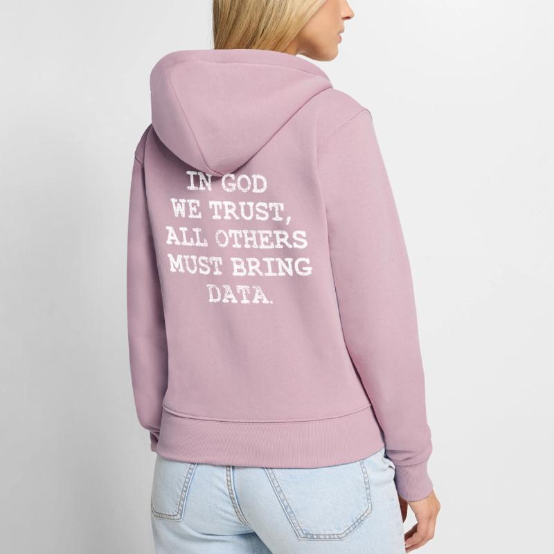 Data programmer developer Women's Premium Organic Zip Hoodie