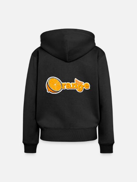 Frucht - Frauen Premium Bio Zip Hoodie - Schwarz