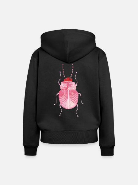Sarkastischer - Frauen Premium Bio Zip Hoodie - Schwarz
