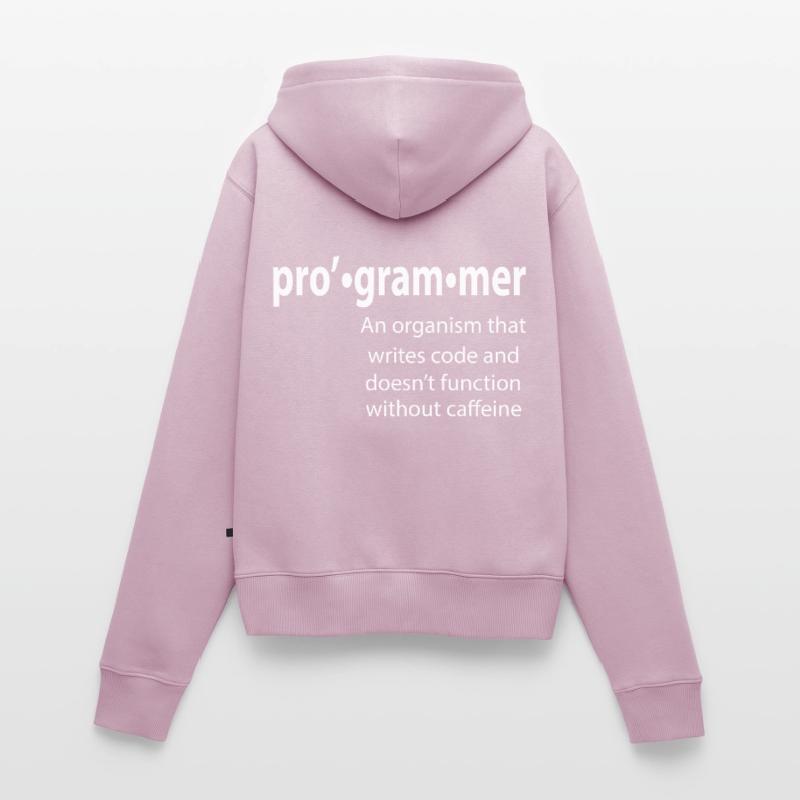 Programmierer - Coder - Hacker - IT Frauen Premium Bio Zip Hoodie