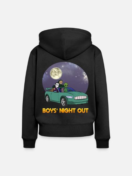 Männerabend JGA Junggesellen Junggesellenabeschied - Frauen Premium Bio Zip Hoodie - Schwarz