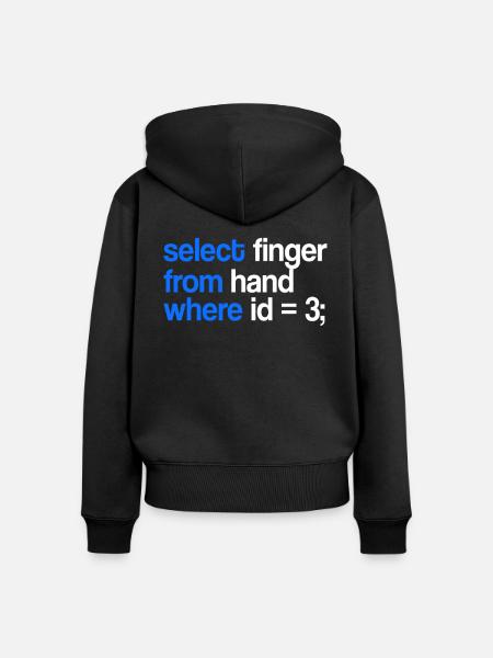Informatiker Hardware Software Geschenk - Frauen Premium Bio Zip Hoodie - Schwarz