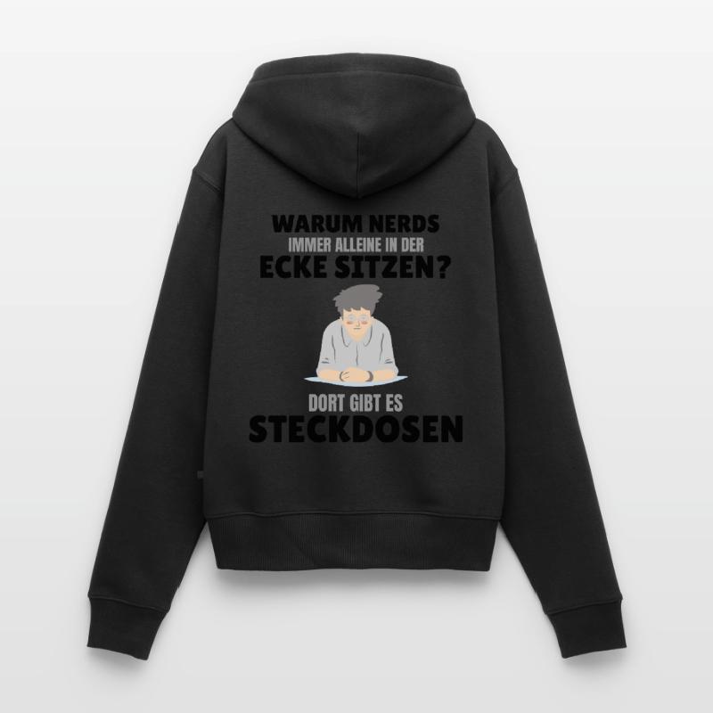 Nerds Nerd Programmierer Informatiker Computer Frauen Premium Bio Zip Hoodie