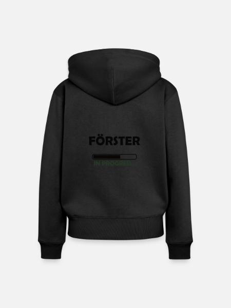 Förster in progress - Frauen Premium Bio Zip Hoodie - 