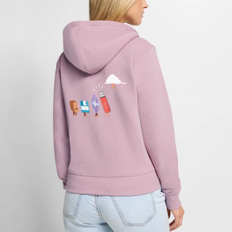 Geek Programmer Computer Engineering Nerd Develope Frauen Premium Bio Zip Hoodie