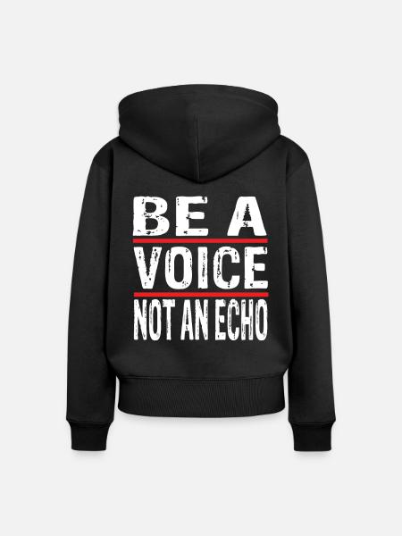 Motivation - Frauen Premium Bio Zip Hoodie - Schwarz