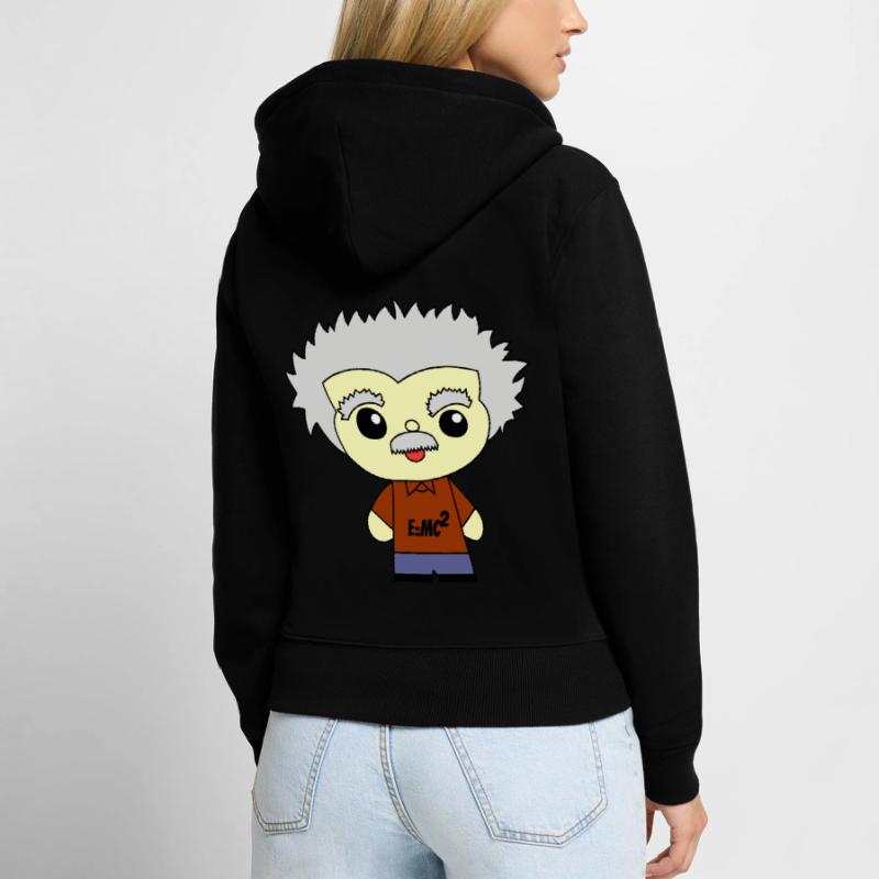 E = mc ^ 2 gift idea physicist physics physics Women's Premium Organic Zip Hoodie