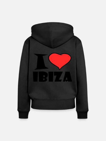 Ibiza - Frauen Premium Bio Zip Hoodie - 