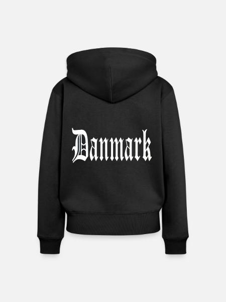 Danmark Design - Frauen Premium Bio Zip Hoodie - Schwarz