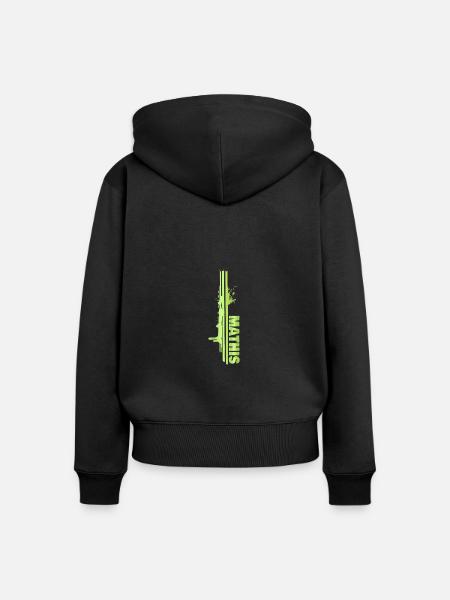 Maler Malerei Farbklecks Painter Mathis - Frauen Premium Bio Zip Hoodie - Schwarz