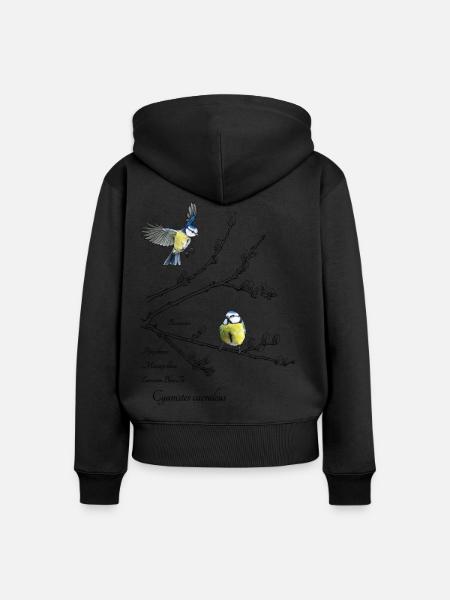 Blaumeise - Frauen Premium Bio Zip Hoodie -