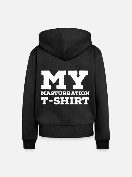 Masturbation - Frauen Premium Bio Zip Hoodie - Schwarz