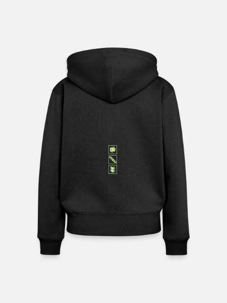 Geschenk für Josef - Frauen Premium Bio Zip Hoodie - Schwarz