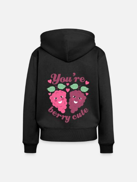 Beere Niedlich - Frauen Premium Bio Zip Hoodie -