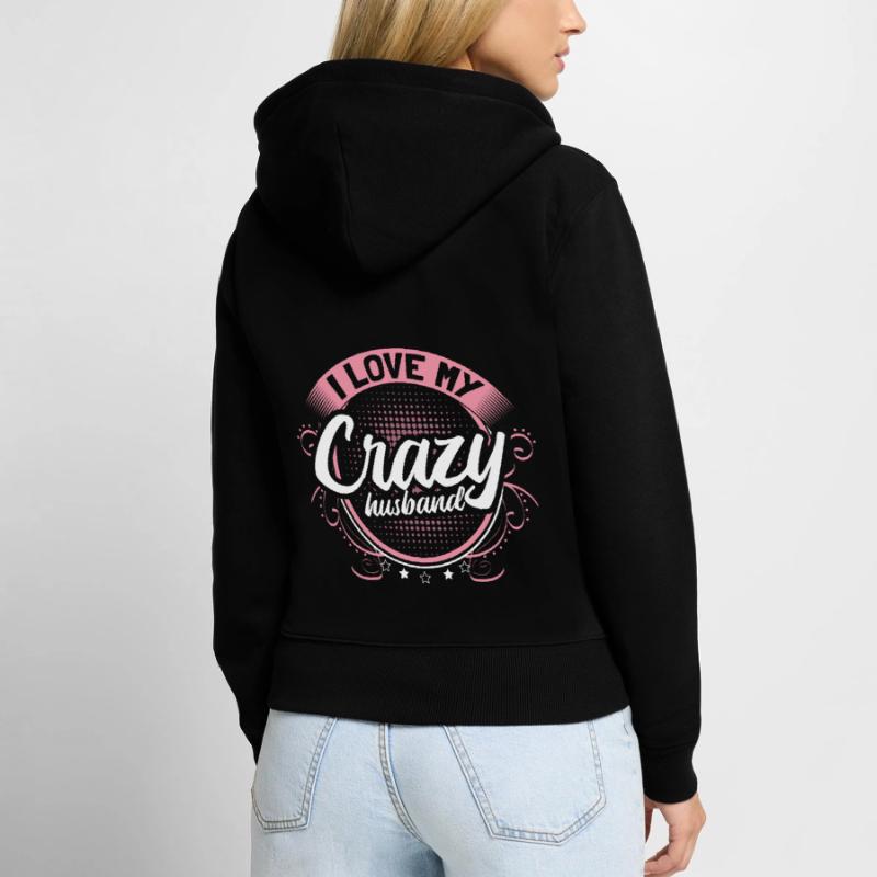 Ehe Ehemann Ehering Frauen Premium Bio Zip Hoodie