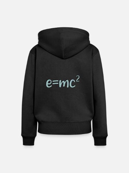 e mc 02 - Frauen Premium Bio Zip Hoodie - Schwarz