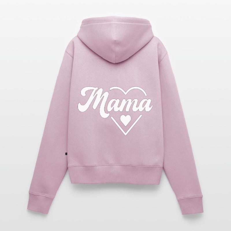 Mama Motiv | Muttertags- oder Geburtstagsgeschenk Frauen Premium Bio Zip Hoodie