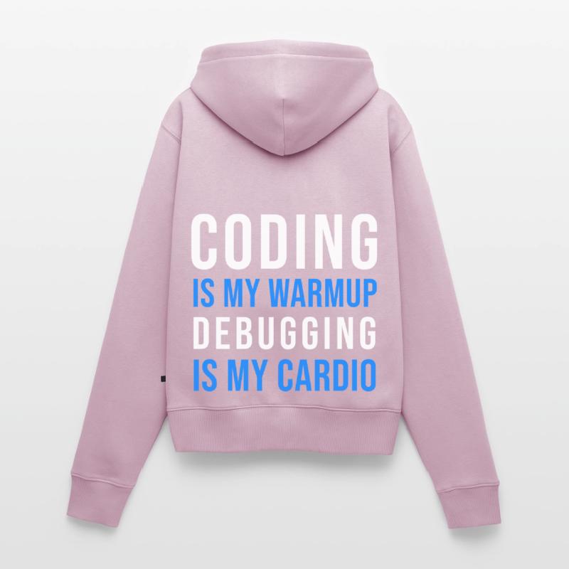 Coder Developer Programmer Coding IT Computer Women's Premium Organic Zip Hoodie