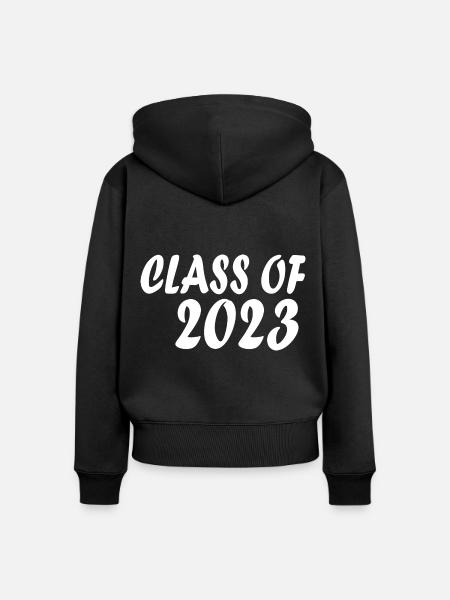 Class of 2023 - Frauen Premium Bio Zip Hoodie - Schwarz