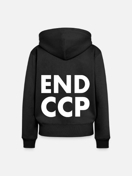 End ccp - Frauen Premium Bio Zip Hoodie - Schwarz